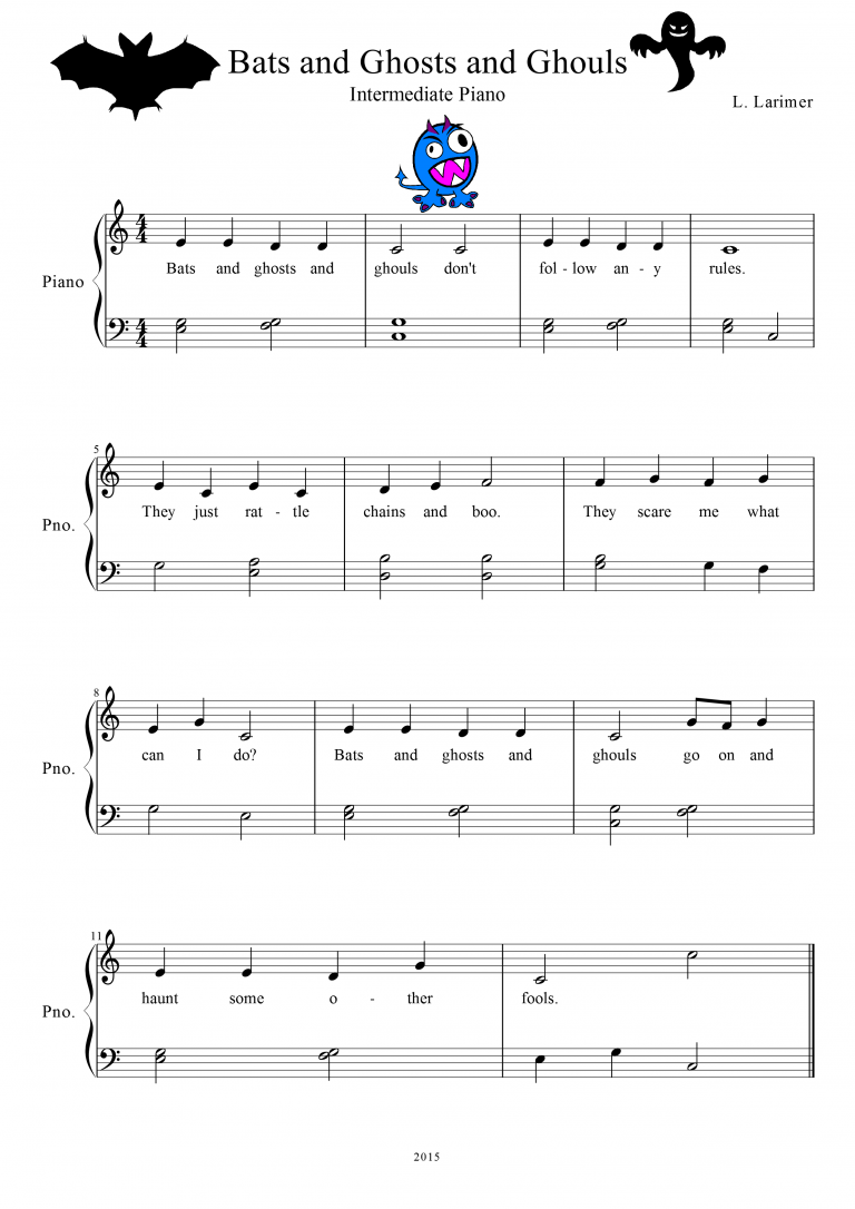 Halloween Song for Piano